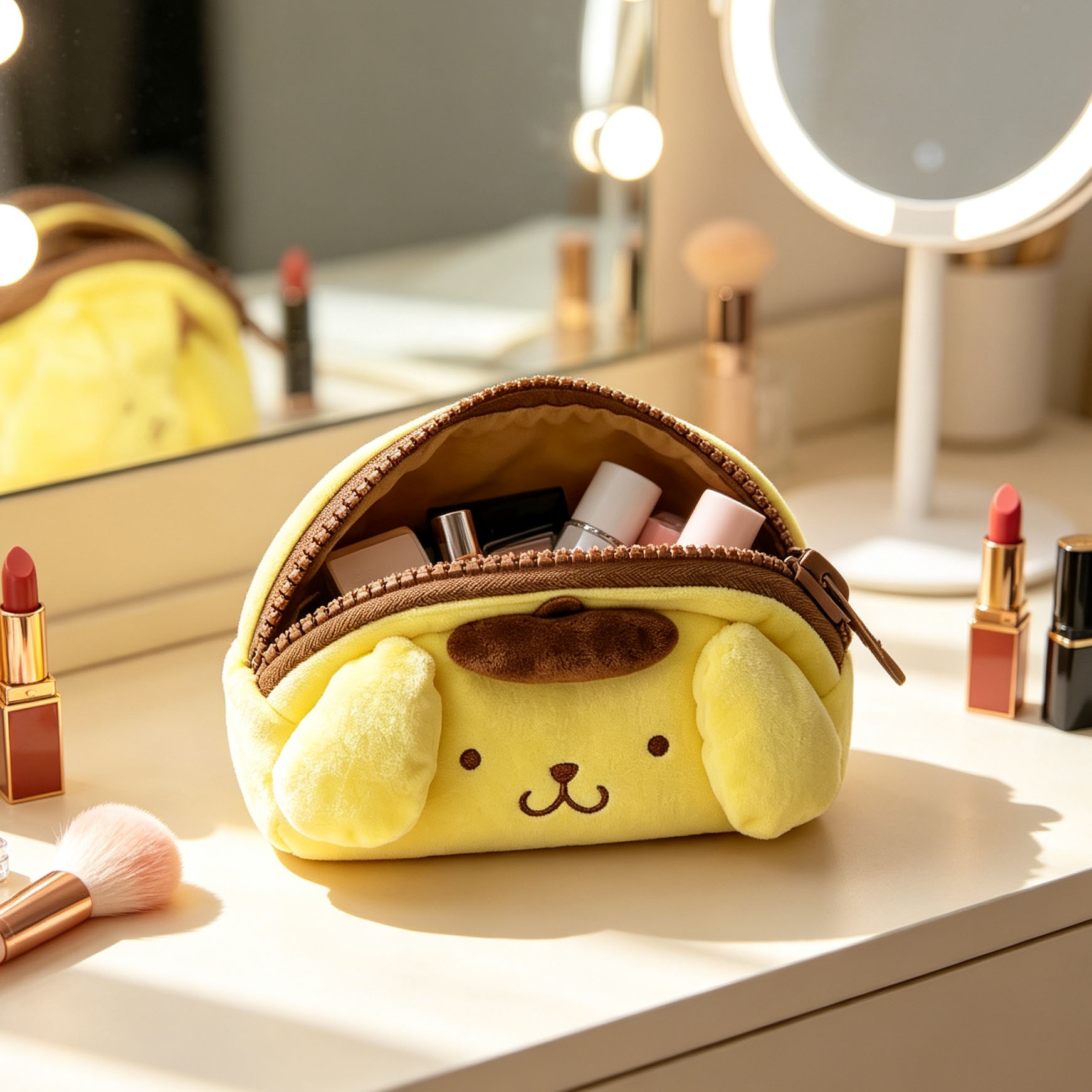 Travel Accessories Dog - Urocza pluszowa torba na artykuły piśmiennicze
