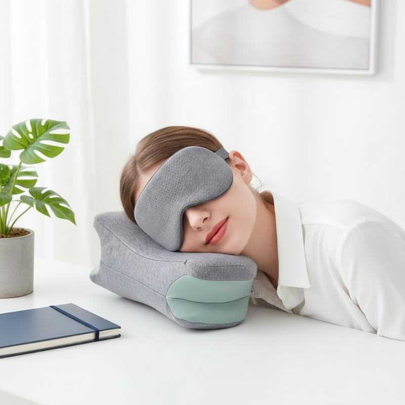 Eye Mask Sleep Travel - Maska na oczy z jedwabiu lodowego,