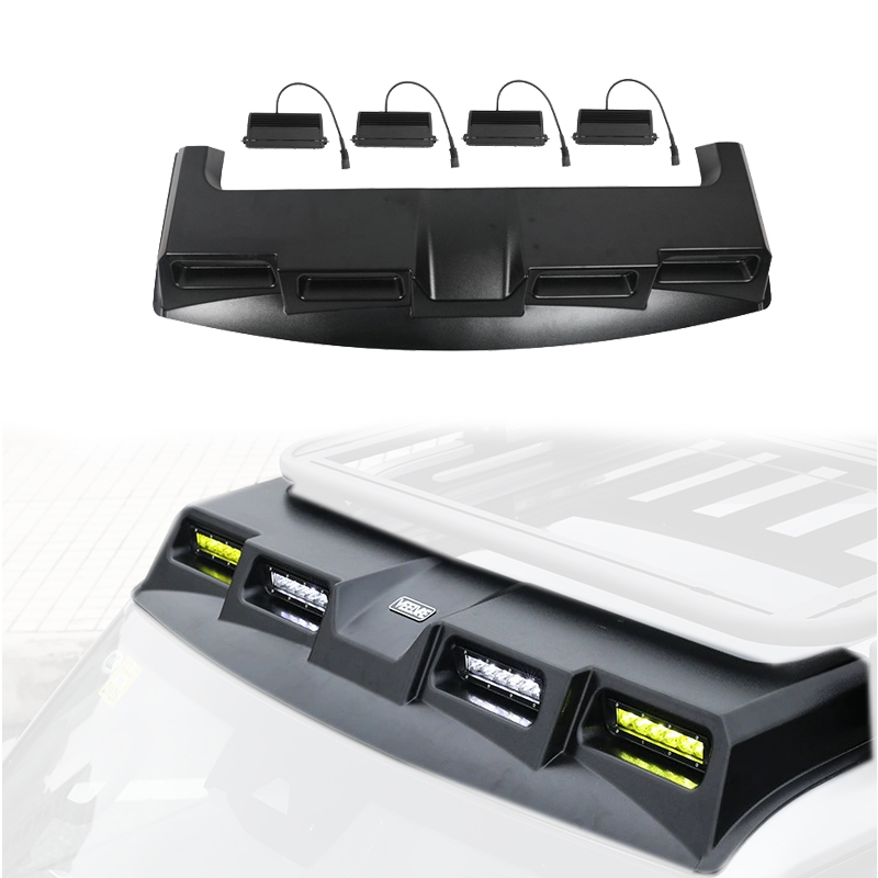 Travel Accessories Car - Spojler dachowy z czterema reflektorami LED