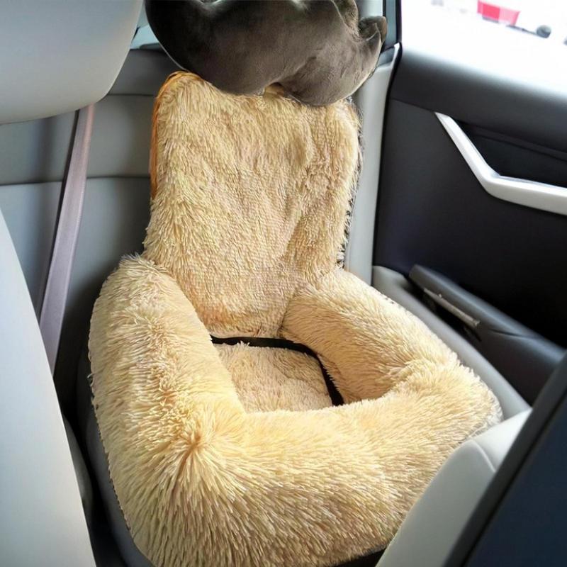 Travel Accessories Dog - Miękkie siedzenie samochodowe dla psa, podwyższone,