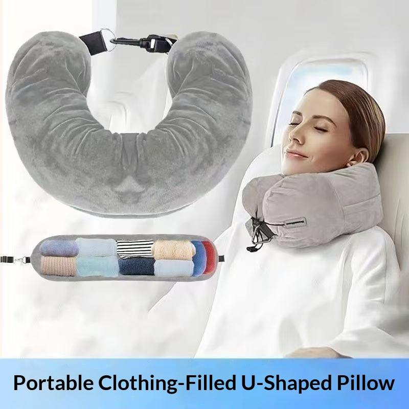 Travel Accessories Pillow - Poduszka podróżna do samolotu z możliwością