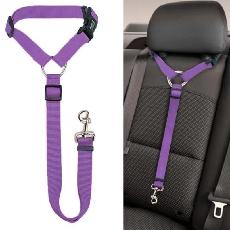 Travel Accessories Dog - Regulowany pas bezpieczeństwa dla zwierząt do