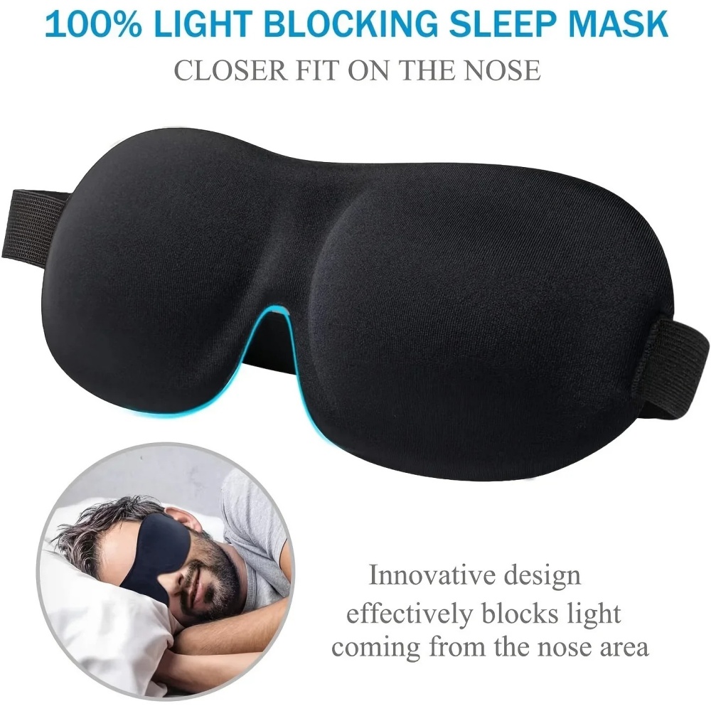 Eye Mask Sleep Travel - Maska do spania 3D, opaska na