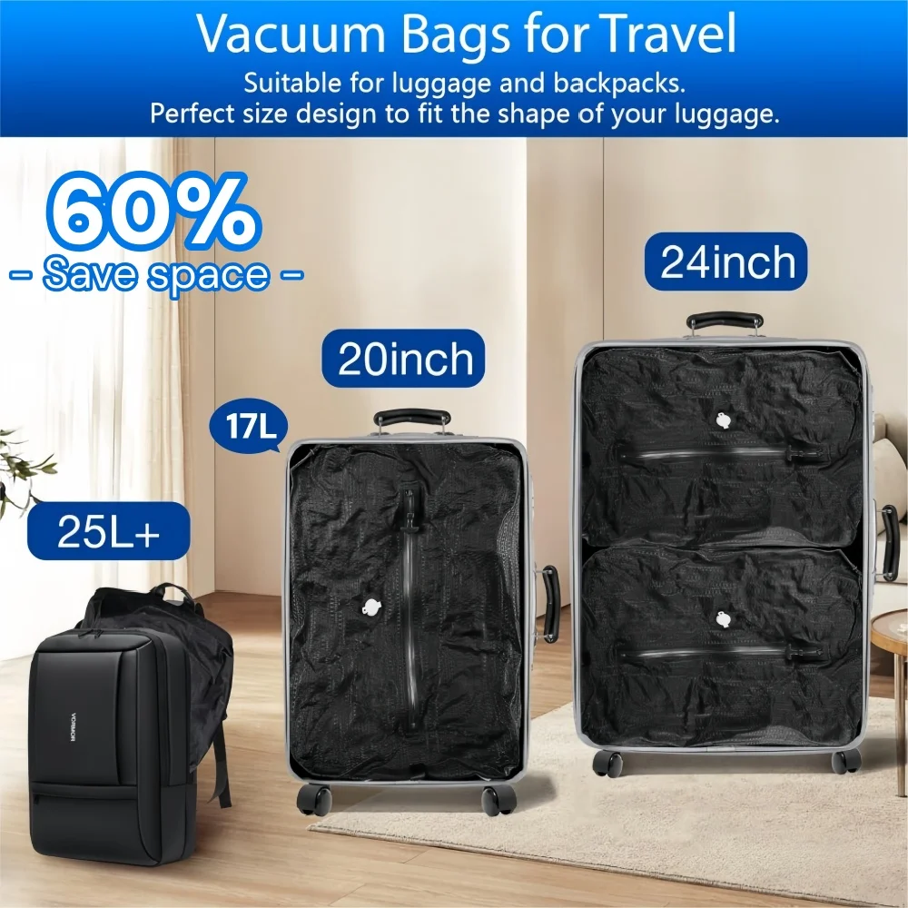Podróżne akcesoria: worki próż – Compression Bag Vacuum recenzja i cena
