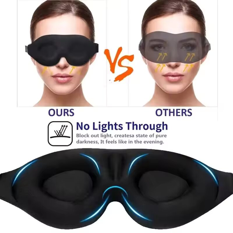 Maska do spania 3D blokująca ś – Eye Mask Sleep Travel recenzja i cena