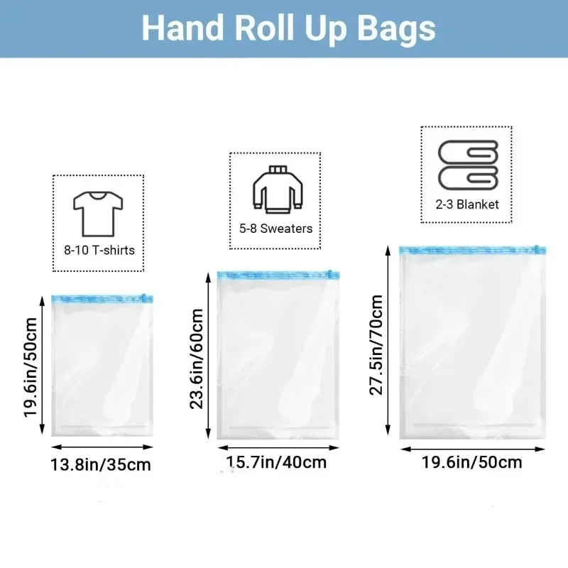 Rolowane worki do przechowywan – Compression Bag Vacuum recenzja i cena