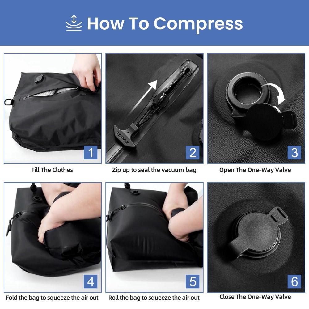 Wielorazowe worki próżniowe do – Compression Bag Vacuum recenzja i cena