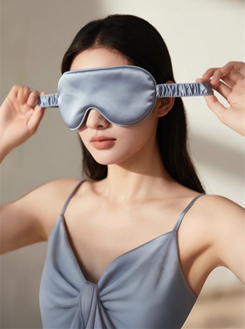 Dwustronna jedwabna maska do s – Eye Mask Sleep Travel recenzja i cena