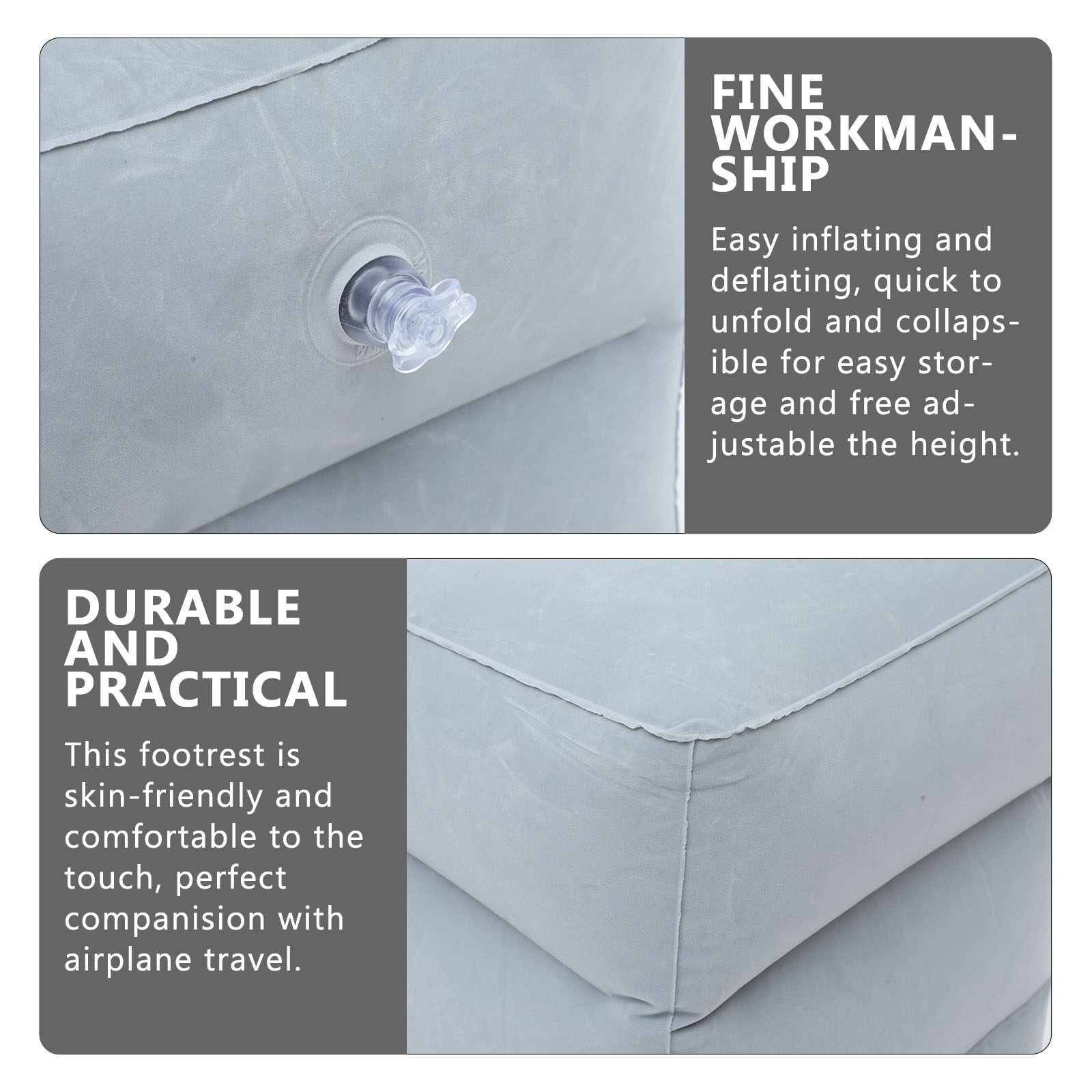 1 Zestaw Nadmuchiwany Podnóżek – Travel Accessories Pillow recenzja i cena
