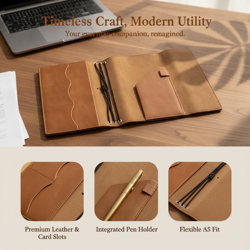 Okładka dziennika w stylu vint – Travel Notebook Journal recenzja i cena