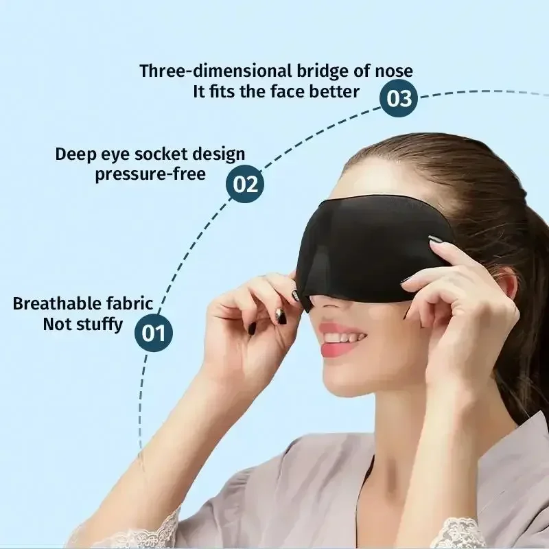 Maska do spania, osłona na ocz – Eye Mask Sleep Travel recenzja i cena