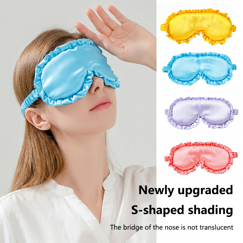 Modna maska na oczy z imitacji – Eye Mask Sleep Travel recenzja i cena