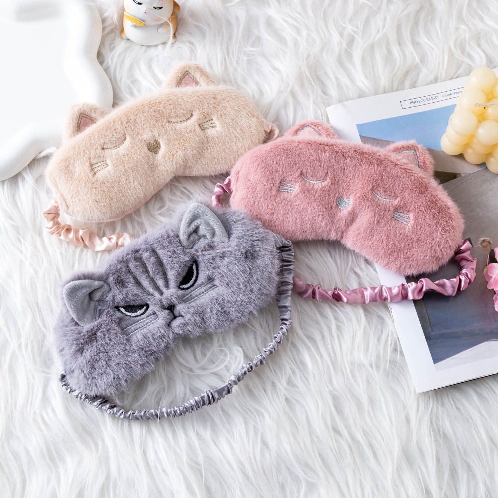 Urocza pluszowa maska do spani – Eye Mask Sleep Travel recenzja i cena