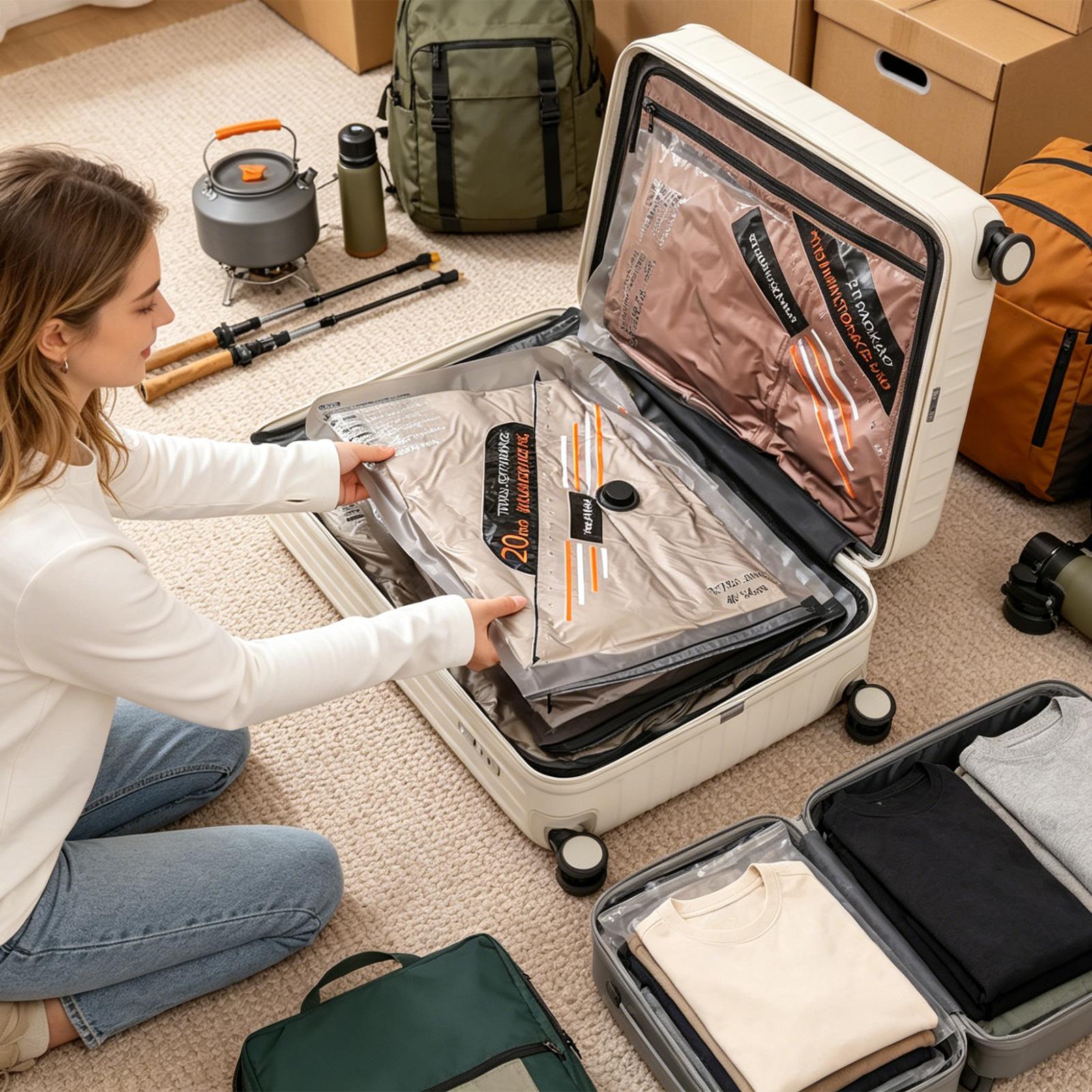 Worki próżniowe do pakowania u – Compression Bag Vacuum recenzja i cena