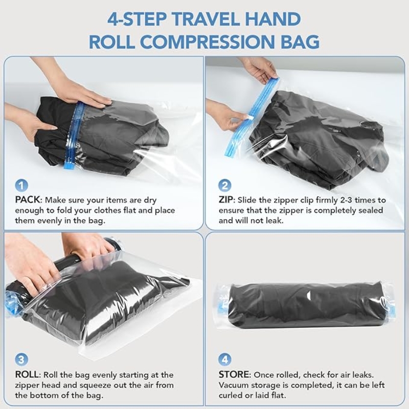 Worki kompresyjne do podróży - – Compression Bag Vacuum recenzja i cena