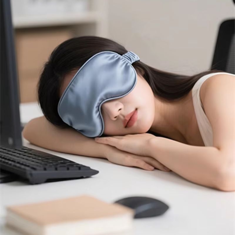 Dwustronna jedwabna maska do s – Eye Mask Sleep Travel recenzja i cena