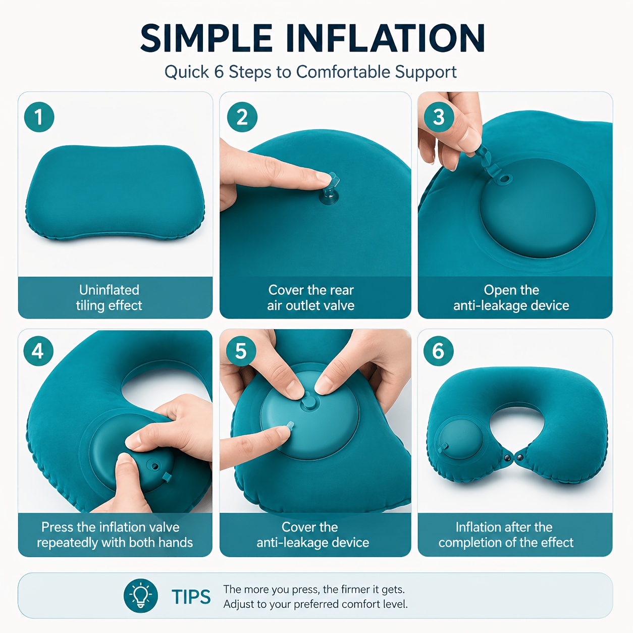 SPDJUMPER Nadmuchiwana Poduszk – Travel Accessories Pillow recenzja i cena