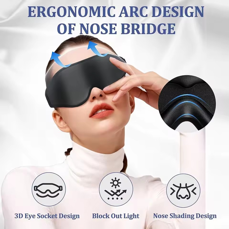 Maska na oczy 3D, wygodna i od – Eye Mask Sleep Travel recenzja i cena