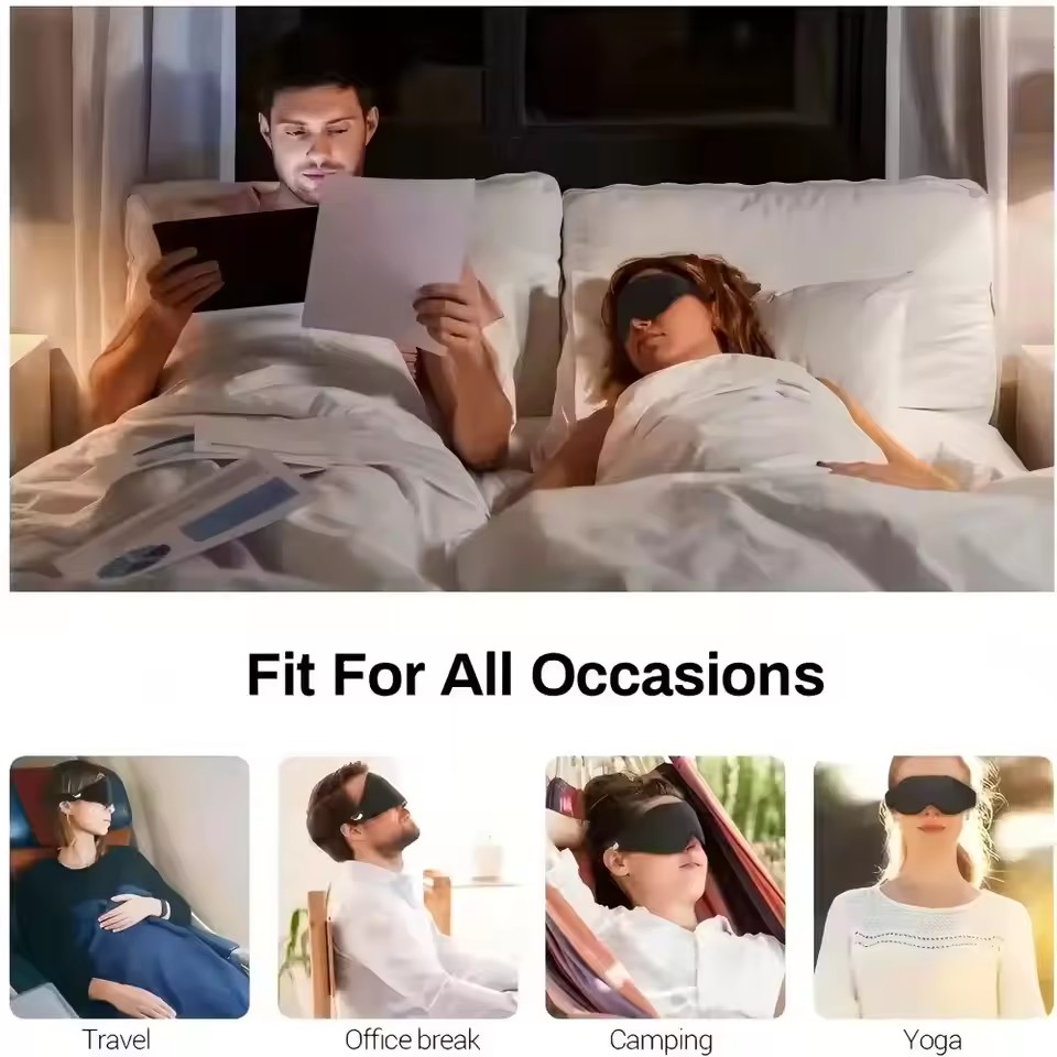 Maska na oczy 3D, wygodna i od – Eye Mask Sleep Travel recenzja i cena